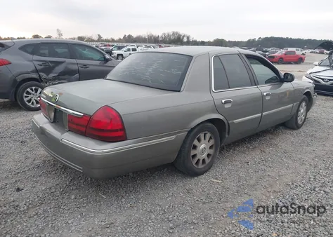 2003 Mercury Grand Marquis Ls from USA, damaged, VIN 2MEFM75W63X620263